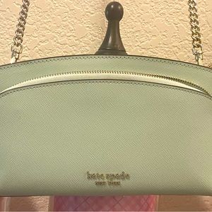 Small Kate Spade crossbody. Aqua color. Maybe used once.